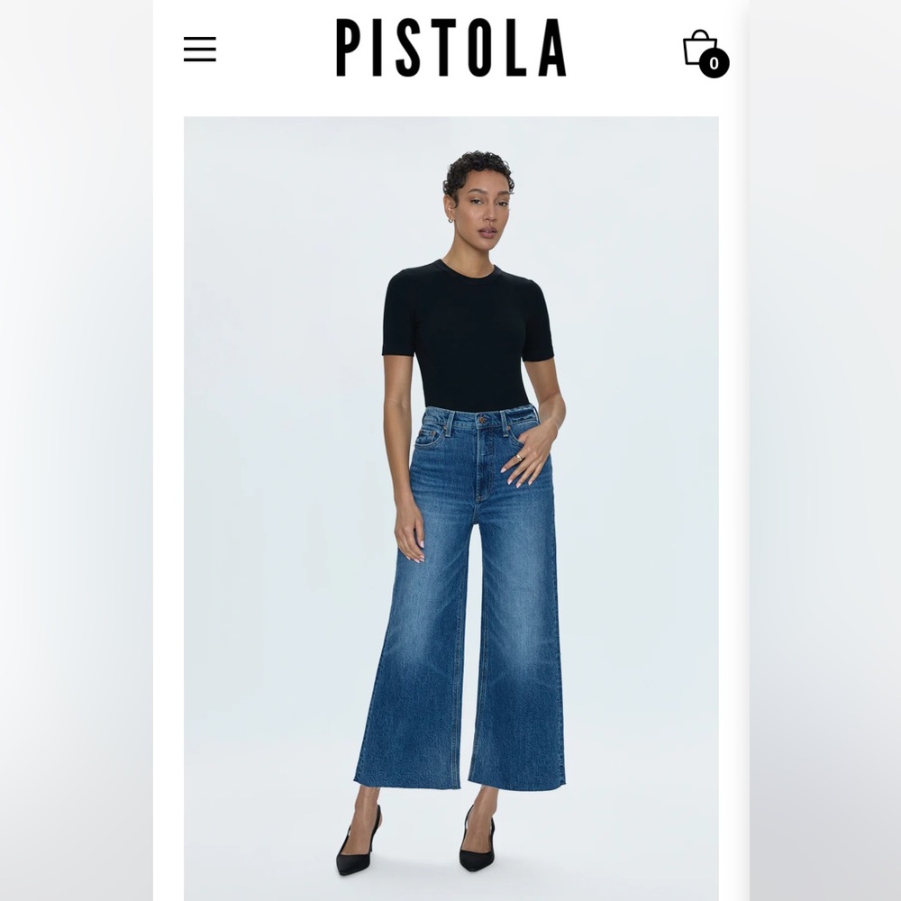 Pistolla wide leg jeans